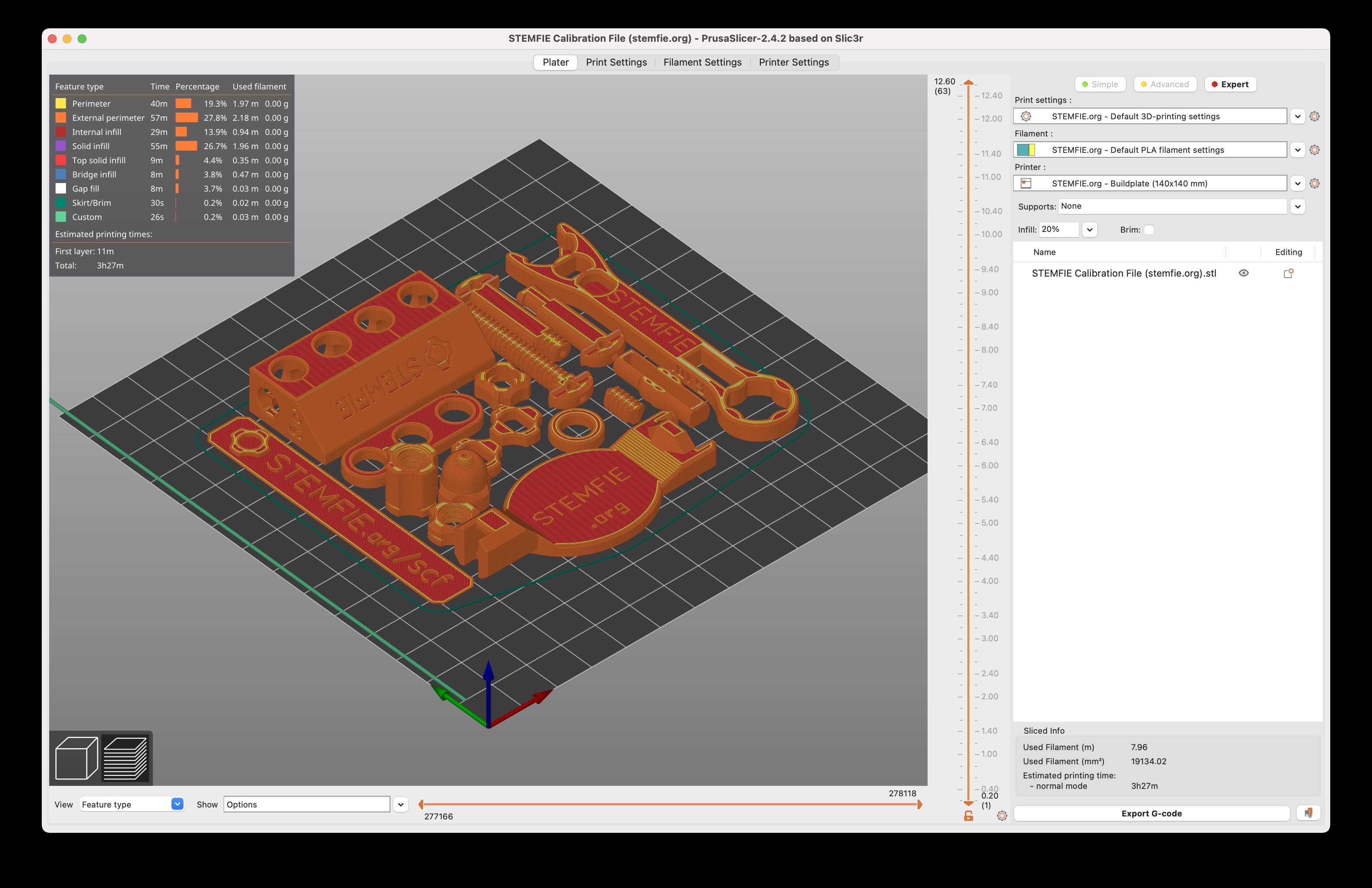 STEMFIE Calibration File PrusSlicer v02